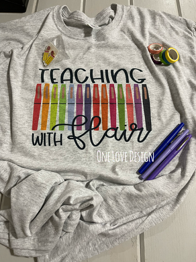 Teaching with Flair Sublimation Tee