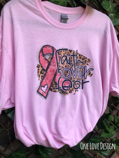 Breast Cancer awareness sublimation tee
