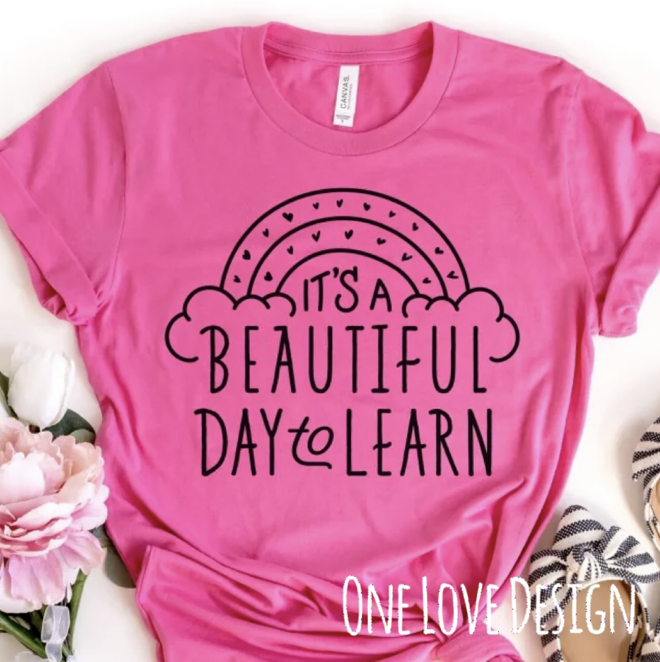A beautiful day to learn vinyl tee