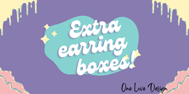 Extra Earring of The Month Club boxes *March and April*