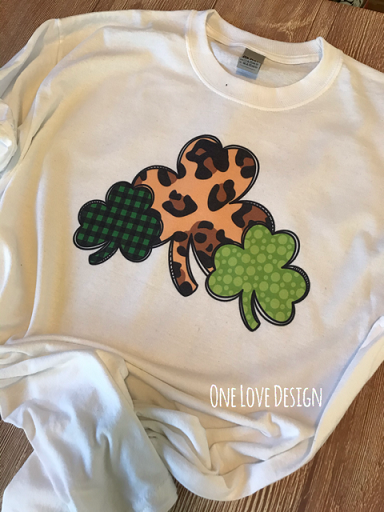 Three Shamrock Sublimation Tee