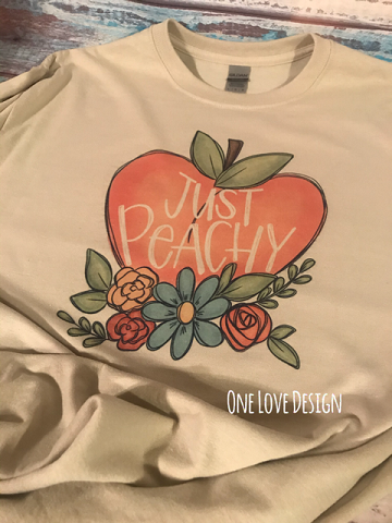 Just Peachy Sublimation Tee