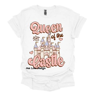Queen of The Castle Full Color Vinyl Tee