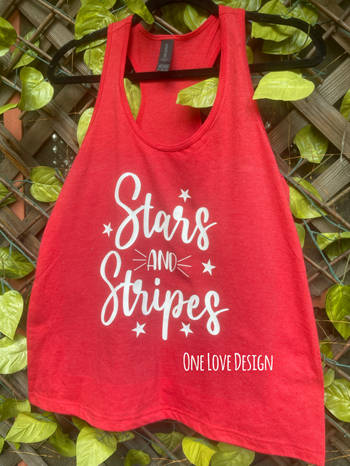 Stars and Stripes Vinyl Tee