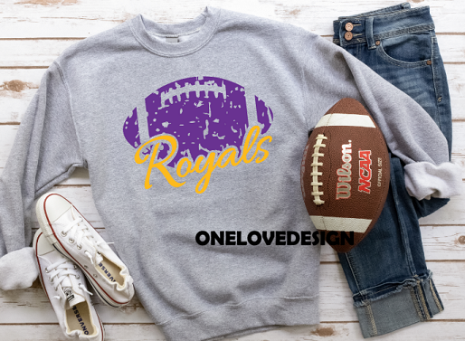 Royals Vintage Football Vinyl Sweatshirt