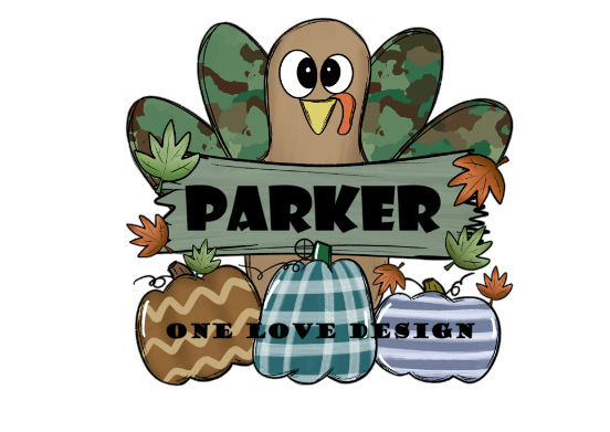 Kids Personalized Turkey Tee