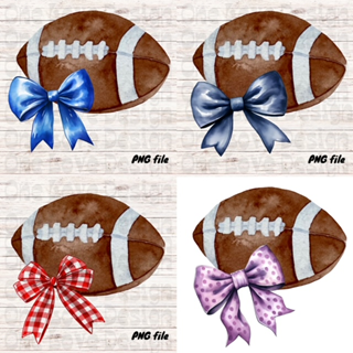 Custom Bow and Football Tee