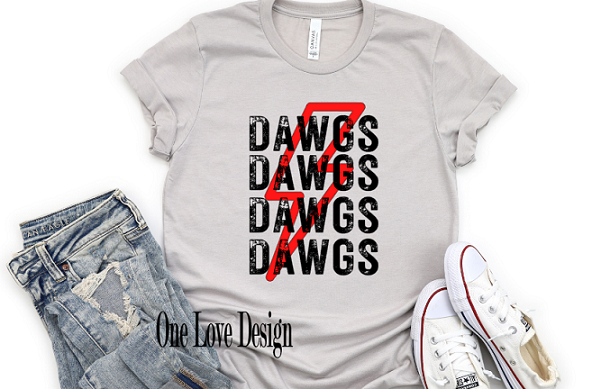 Distressed Dawgs Sublimation Tee