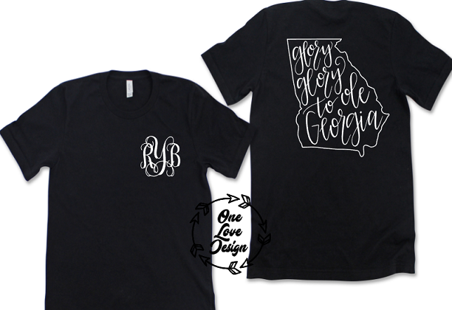 Front and Back Glory Glory Tee