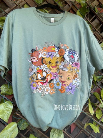 Floral Jungle Friends Tee