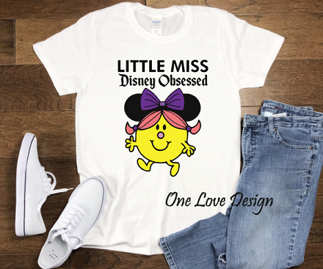 Little Miss Disney Obsessed Vinyl Tee