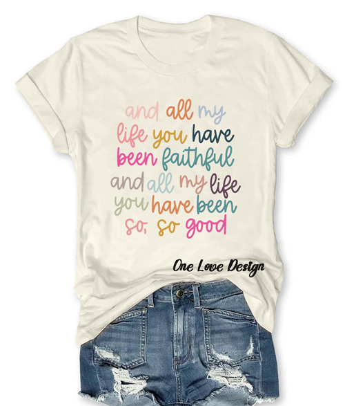 All My Life vinyl tee