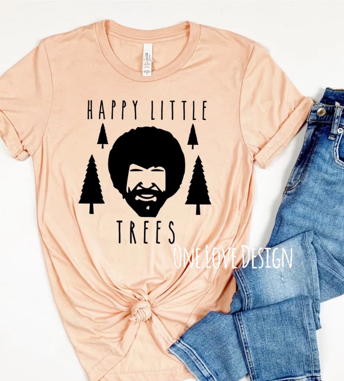 Happy Little Trees Vinyl Tee