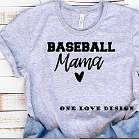 Baseball Mama Vinyl Tee