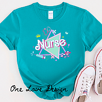 Nurse Barbie Retro Full Color Vinyl Design