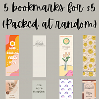 5 for $5 bookmarks