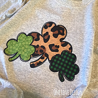 Three Shamrock Sublimation Tee