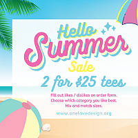 Hello Summer 2 for $25 SALE!!