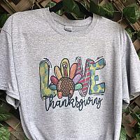 LOVE Thanksgiving Sublimation Tee