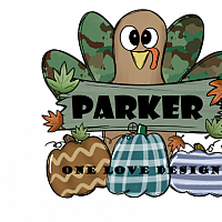 Kids Personalized Turkey Tee