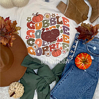 Gobble Stacked Retro Sublimation Tee