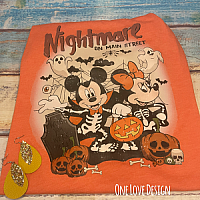 Nightmare on Main Street Disney Tee
