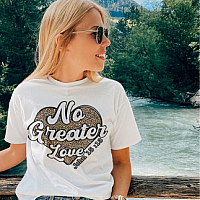 No Greater Love Sublimation Tee