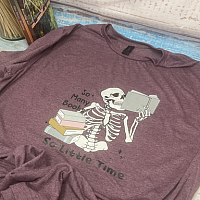So Many Books, So Little Time Maroon Tee