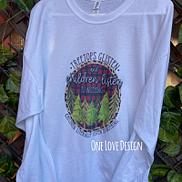 Treetops Glisten and Children listen...sublimation tee