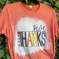 Bleached Give Thanks Tee