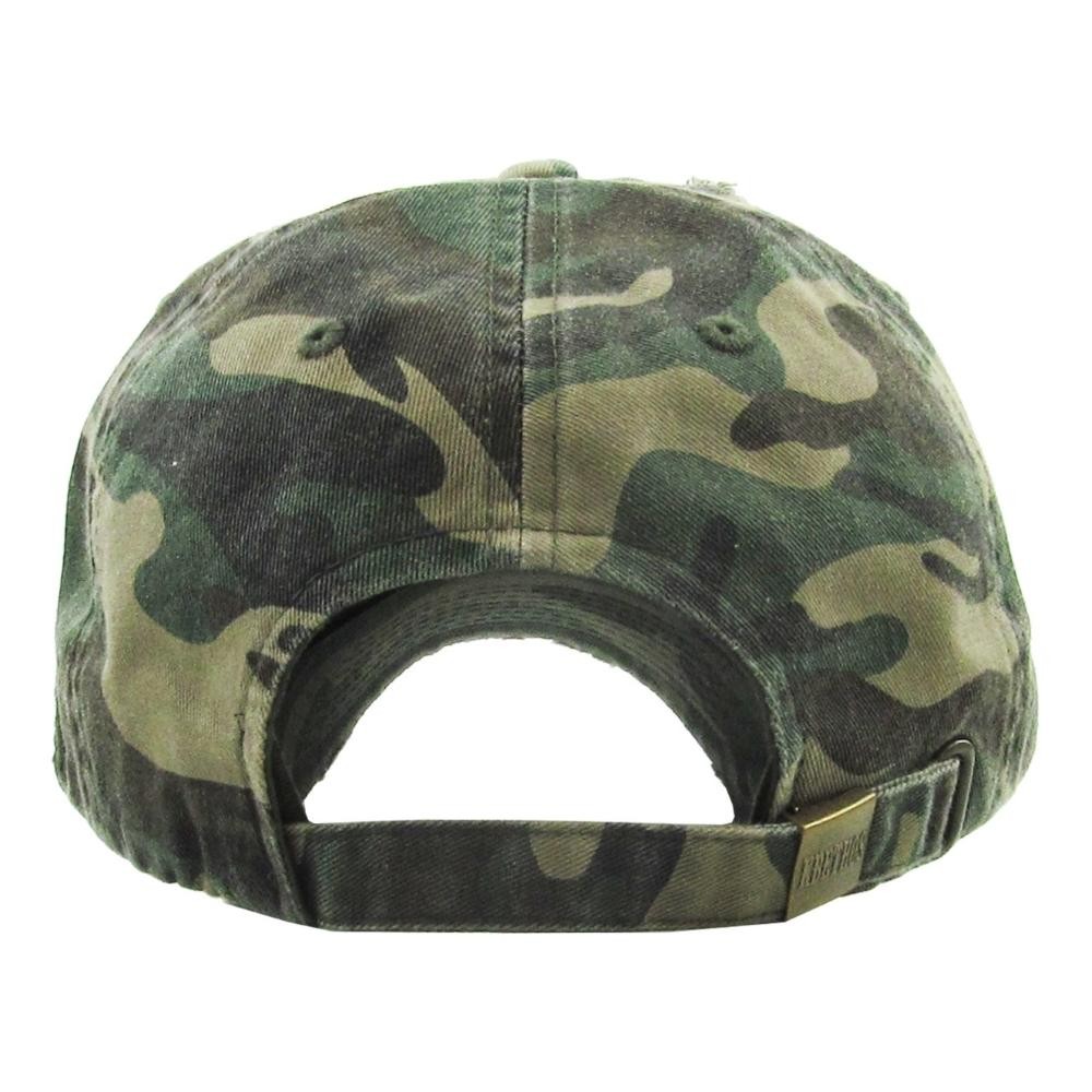 Distressed American Flag Camo Hat